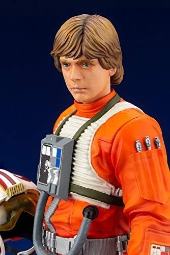 Figura de ação ARTFX Star Wars A New Hope Luke Skywalker X-WING piloto fácil Assebly presente - Imagem 2 de 4