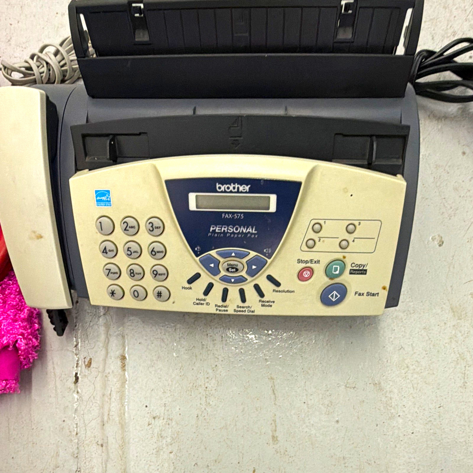 Brother FAX-575 Personal Series Plain Paper Fax Machine Facsimile Transceiver