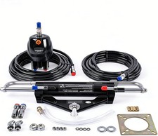 Boat Hydraulic Steering System Kit, Outboard 150HP Hydraulic Steering Kit
