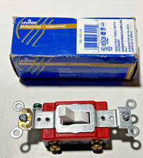 NEW Leviton 382-1221-2W Single Pole Toggle Sw...