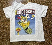 VTG The Breeders Band Gift For Fans Heavy Cotton White T Shirt S-5XL BL1939