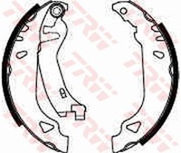 Bremsbackensatz TRW GS8269 FüR Tipo Bendix Lancia Punto Fiat Delta Dedra Tempra