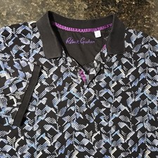 Robert Graham Altman Classic Fit Polo Geometric Abstract All Over Mens Large