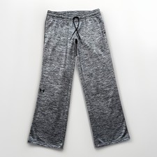 Womens Under Armour Gray Storm Fleece Low Rise Loose Fit Sweat Pants L 1280696