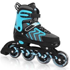 Nattork Adjustable Inline Skates for Adults and Teens, Outdoor & Indoor Blades R