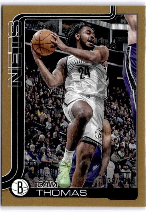 2025-26 Topps #11 Cam Thomas Gold #/2025