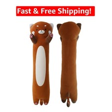 Giant Red Panda Plush Pillow - 23.6" Ultra-Soft Stuffed Animal Gift
