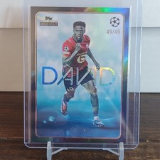 2024-25 Topps UCC Knockout Star Player Jonathan David 49/49