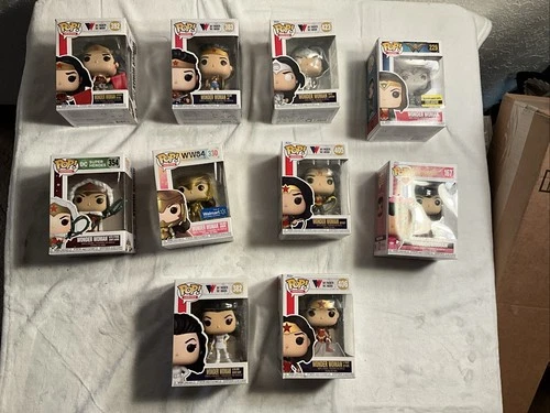 Funko Pop! Lot Of 10 Wonder Woman!