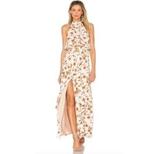 LOVERS FRIENDS Golden Ray Maxi Dress