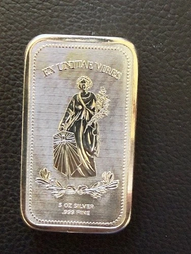 John Wick 5 Ounces  Silver Continental Bar .999 Fine Silver