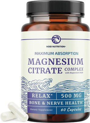 Magnesium Citrate Complex 500 MG for Constipation, Digestion, Calm & Relaxation