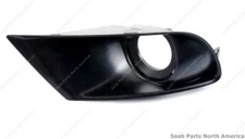 Genuine Saab Left Bumper Fog Light Grille For 2008-2011 Saab 9-3 12769762-AC
