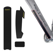 Bicycle Chainstay Protector Sticker Bike Chain Frame Guard Anti-Scratch , Black