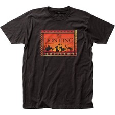 Men's Disney The Lion King Sunset T-Shirt Simba Rafiki Timon Pumba - Size Small