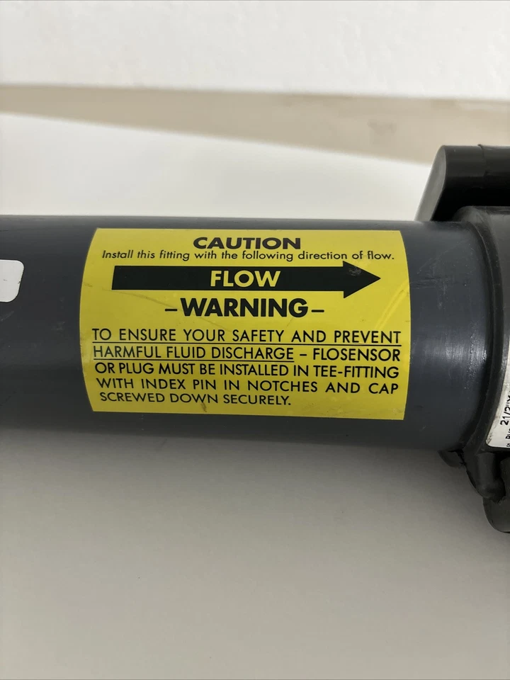 **SIGNET SCIENTIFIC 2 1/2” PVC FLOW METER TEE TUBE FITTING 40826 &WARRANTY# - Image 2 of 4