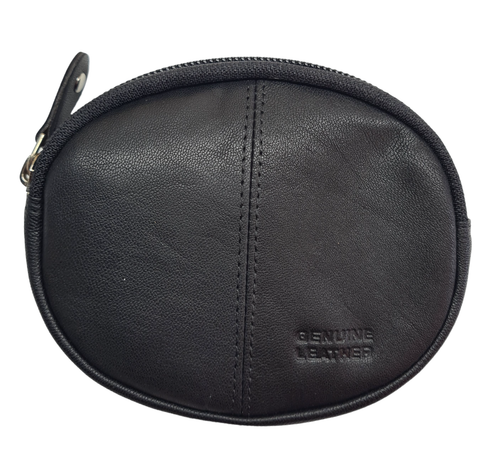 New Unisex Real Soft Leather Coin Pouch Purse Wallet Key Holder - Picture 12 of 62