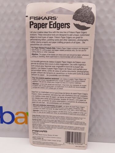 Fiskars Paper Edger Scissors HEARTBEAT NEW - Picture 2 of 2