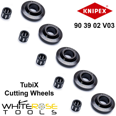 Knipex Tubix XL Schneidrad 5er-Pack Edelstahl Kupfer Ersatzteil Sanitär