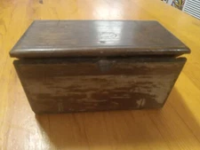 Vintage Singer Wooden Folding Puzzle Box Mitred Dovetailed RARE