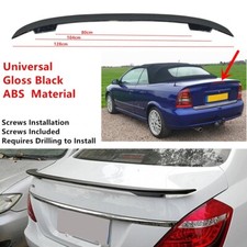 For Vauxhall Astra IV (G) T98 Convertible Rear Boot Spoiler Wing Gloss Universal