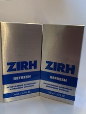 ZIRH Refresh Invigorating Astringent 6.7 Fl Oz.Lot Of 2