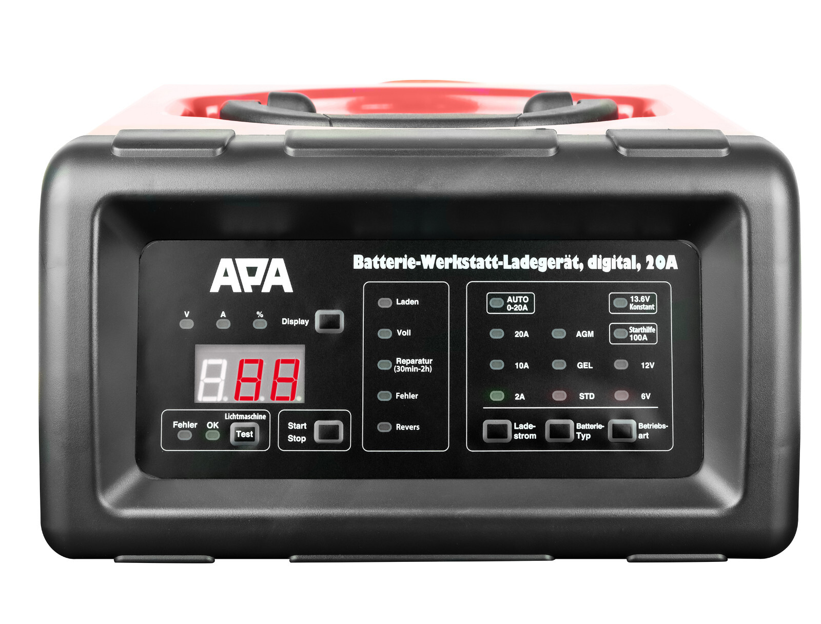 APA 16623 Werkstattladegerät 12 V, 6V 20A - Bild 2