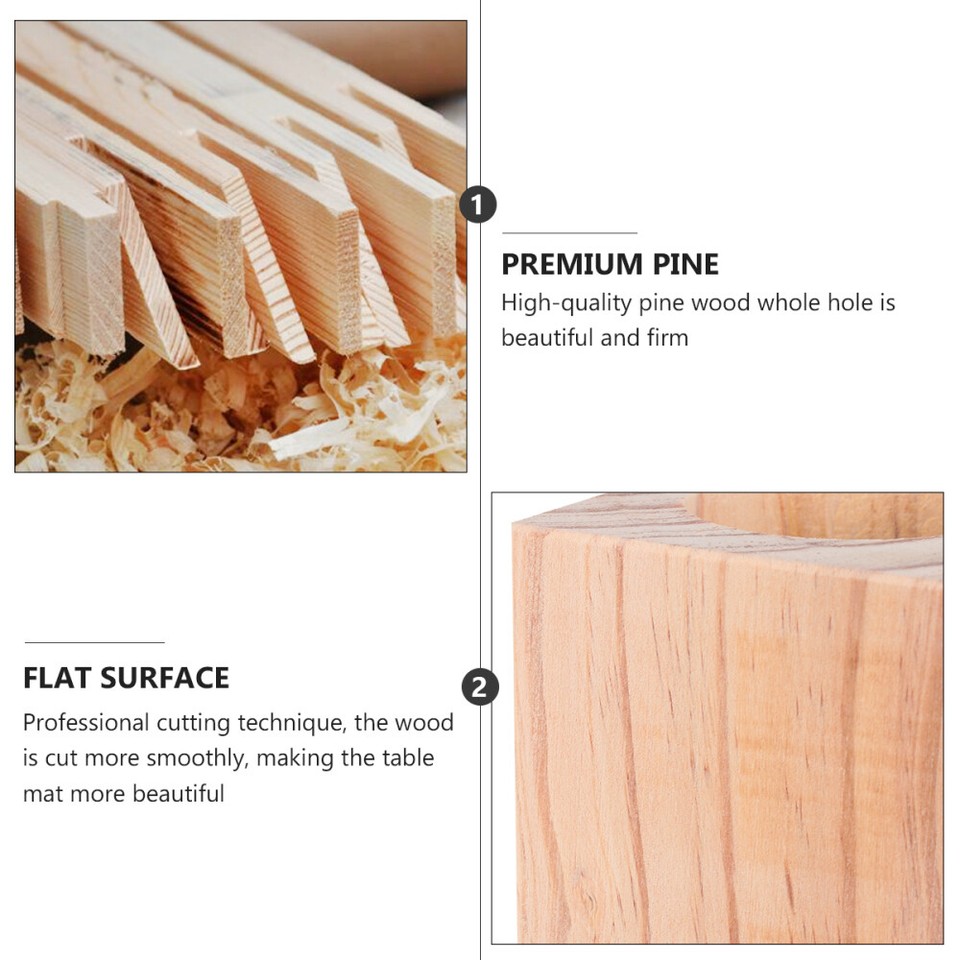 Furniture Leg Lifters Bed Frame Adjustable Risers Solid Wood Mat eBay