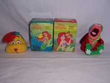 1989 Disney McDonalds Little Mermaid FLOUNDER SEBASTIAN Plush Christmas Ornament