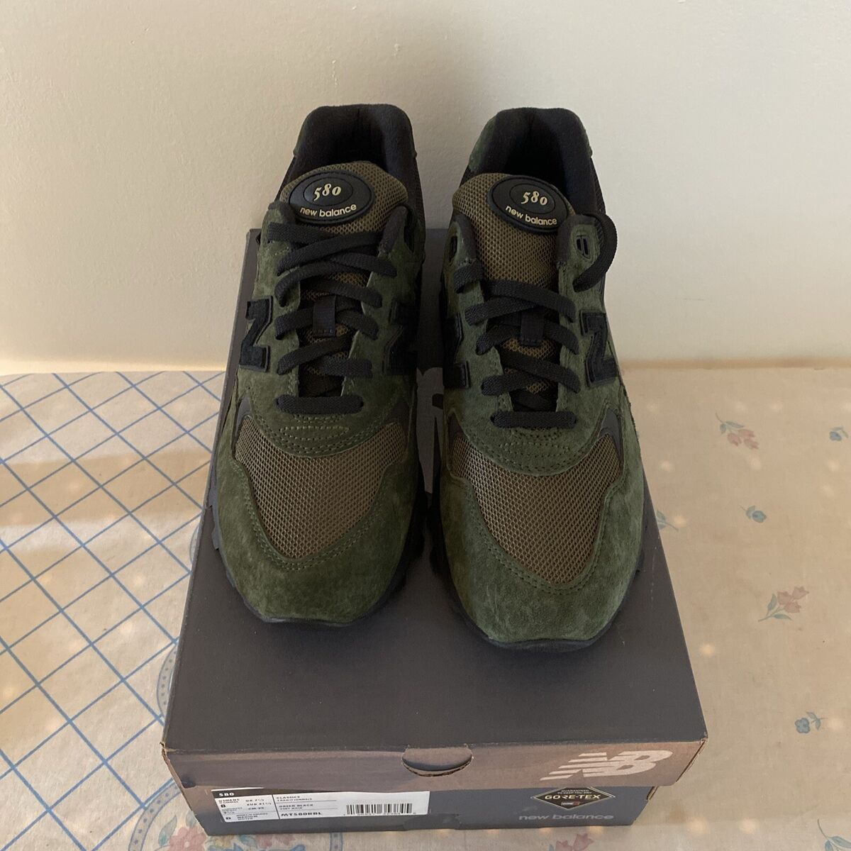 Size 8M - New Balance 580 Gore-Tex Kombu Black MT580RBL | eBay Size 8M - New Balance 580 Gore-Tex Kombu Black MT580RBL | eBay