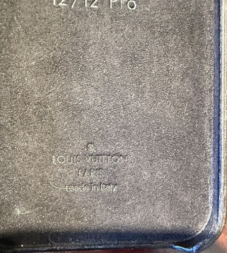 Authentic Louis Vuitton I Phone Case 12/12-pro Monogram with small shopping bag - Afbeelding 7 van 9
