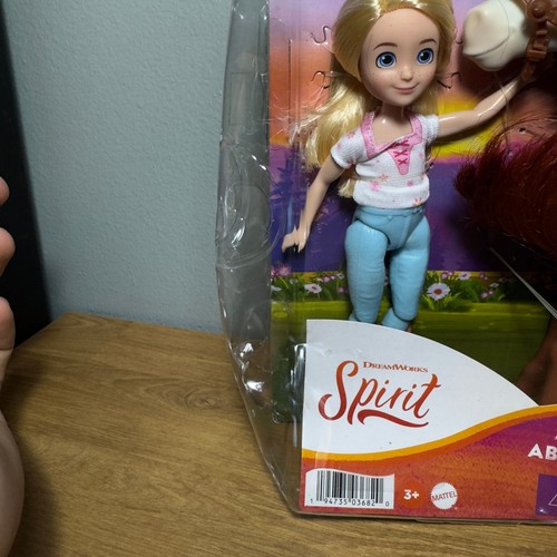 DreamWorks Spirit Abigail Doll and Boomerang Horse Toy Set 7 In Adventure New - Picture 2 of 4