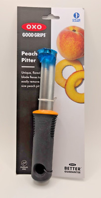 NEW! OXO Good Grips Peach Pitter Black Stainless Blade Dishwasher Safe
