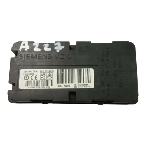 Peugeot 207 CC Steuergerät RDC Reifendruck Reifendruckkontrolle 9664177280