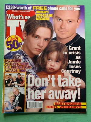 WHAT'S ON TV mag 29-May-1999 JACK RYDER Ross Kemp Nicola Walker Amanda Burton UK