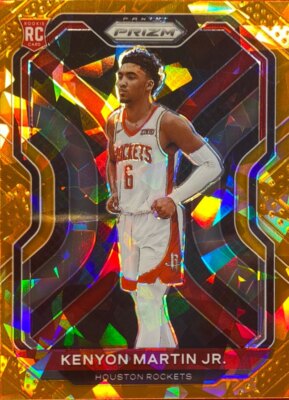 2020 Panini Prizm #265 Kenyon Martin Jr. Orange Ice Prizms