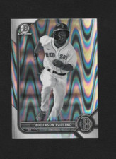 2022 Bowman Draft Eddinson Paulino BDC-62 Chrome RayWave Refractor - Red Sox
