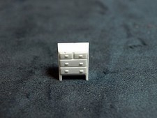 Plasticville Hospital White Dresser O-S Scale