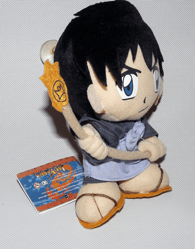 8" Inuyasha Miroku Plush Rumiko Takahashi 2004 Shogakukan Yomiuri TV, Sunrise - Picture 4 of 6