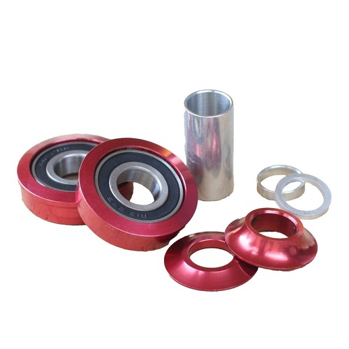 PROFILE RACING BMX AMERICAN BOTTOM BRACKET KIT RED 19mm SEALED
