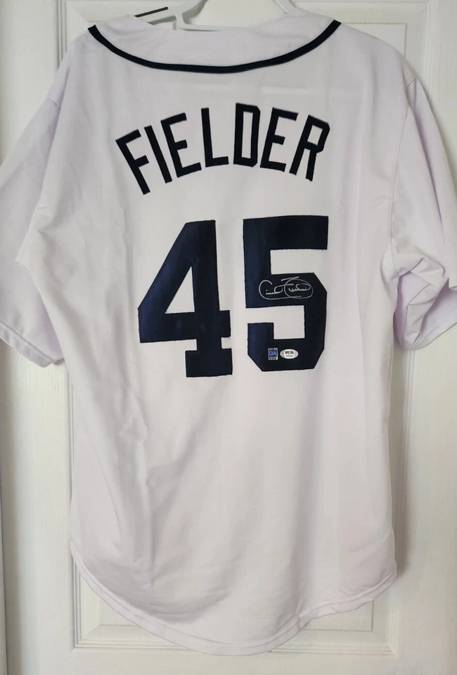 Cecil Fielder Autographed White CUSTOM Detroit Tigers Colors Jersey - Image 3 of 4