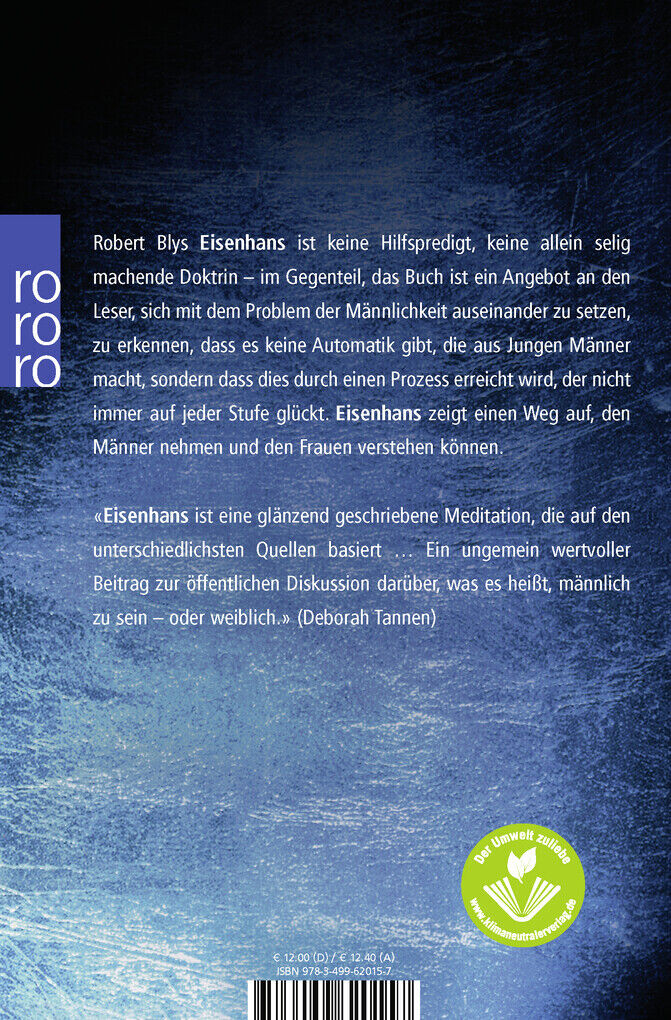 Thumbnail - Eisenhans | Robert Bly | 2015 | Deutsch | Iron John. A Book About Men