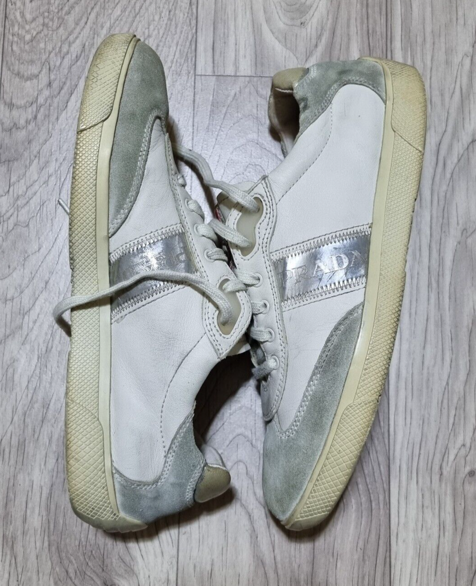 Prada Shoes Sport Leather/Suede Comfort Lace Up Low Sneakers Prada Shoes Sport Leather/Suede Comfort Lace Up Low Sneakers