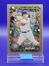 Seiya Suzuki 2024 Topps Holiday Baseball Silver Glitter SP 🔥 Cubs