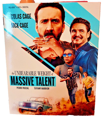 THE UNBEARABLE WEIGHT OF MASSIVE TALENT  Blu-Ray/DVD Slipcover  (Factory Sealed)