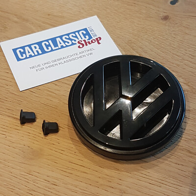 Original VW Zeichen Emblem hinten Golf 2 Jetta II ab 88 schwarz 191853601J