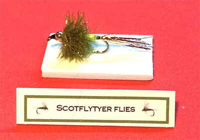 4 X Scotflytyer  Fluo Yellow Dazzlers  (Size 10 B830 Kamasan Hooks)