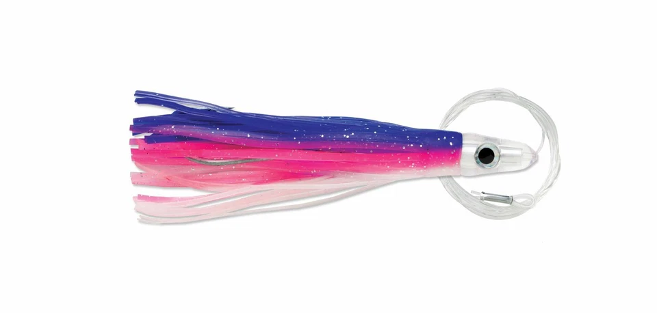 Señuelo de arrastre aparejado Williamson 8/0 gancho de pesca plantillas señuelo cebo Foto 3 de 4