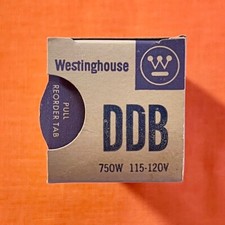 DDB 750 Watts 115-120V Blue Top Projection Lamp Bulb Westinghouse NOS New in Box