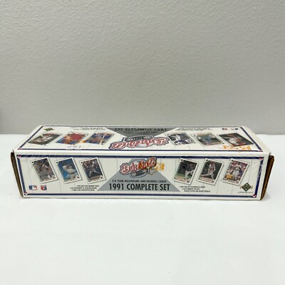 1991 Upper Deck Baseball Edition Complete MLB 800 Card Set 3-D Factory Sealed